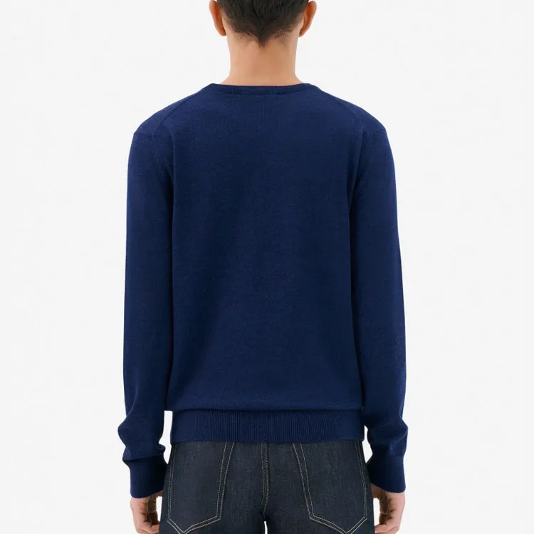 Maison Kitsune Sweaters Unisex Dark Blue-5