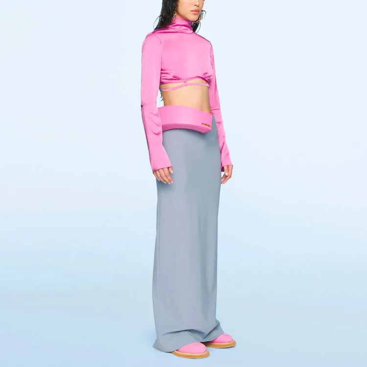 Jacquemus Crop Tops Women's Pink-4