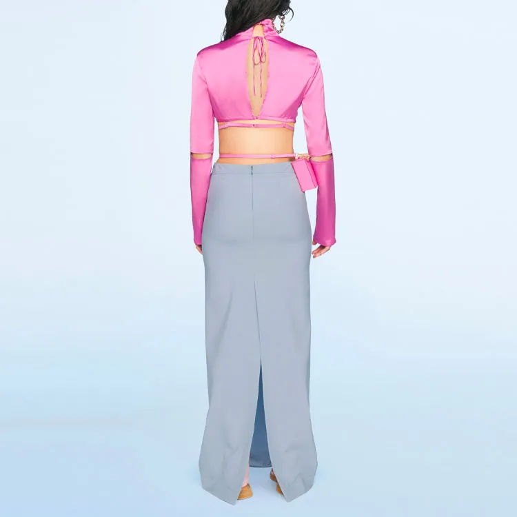 Jacquemus Crop Tops Women's Pink-3