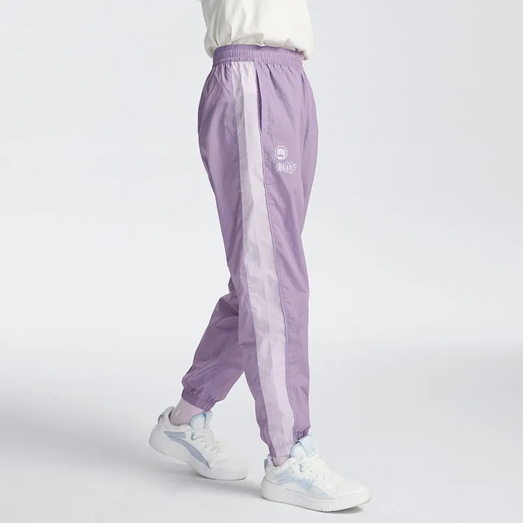 LINING Badfive Knitted Sweatpants Women's Purple-6