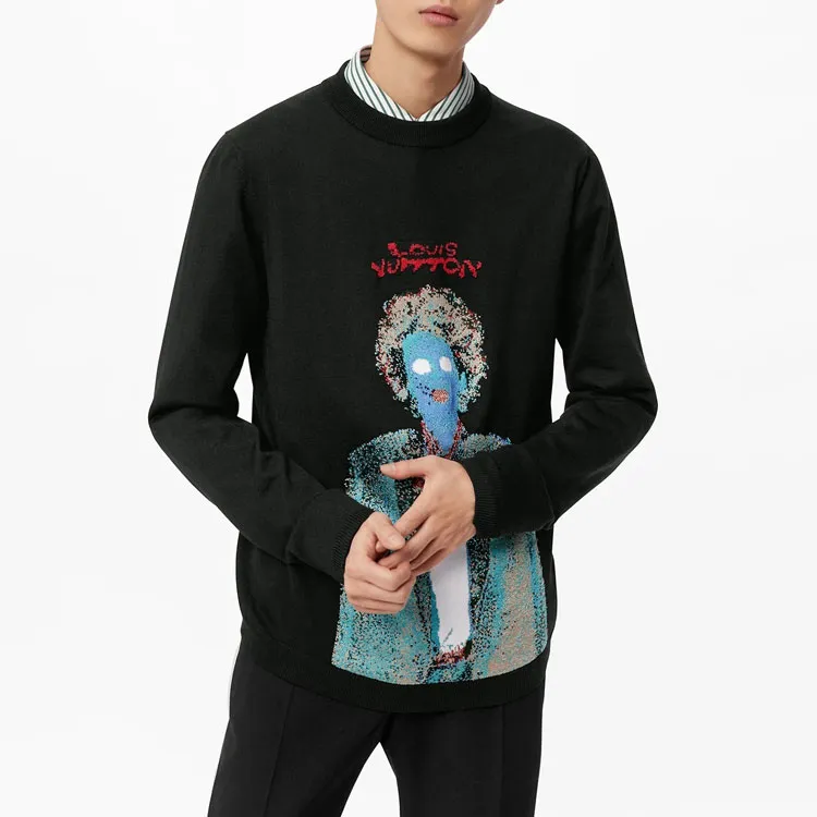 LOUIS VUITTON Neon Working Man Crewneck-3