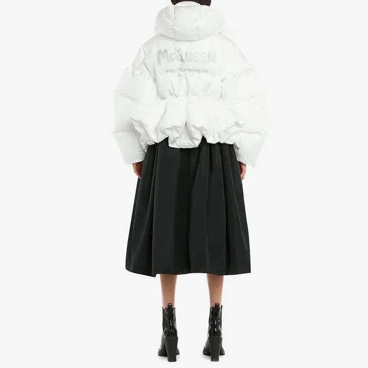 Alexander McQueen Down Jackets Women's White-2