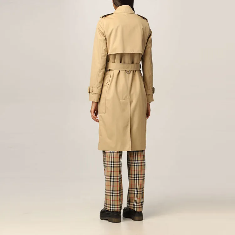 Burberry Trench Coats Women's Light Brown-2