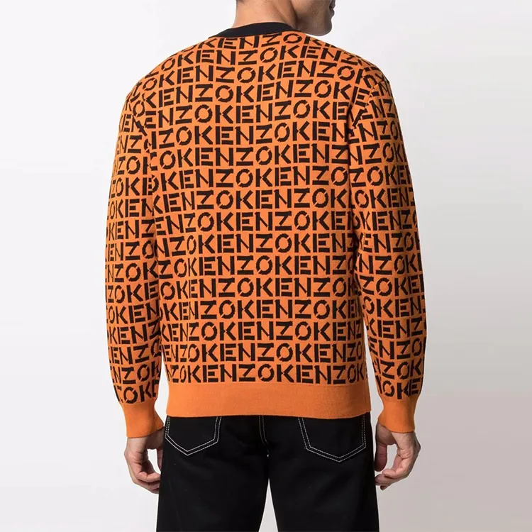 KENZO Sweaters Men Orange-2