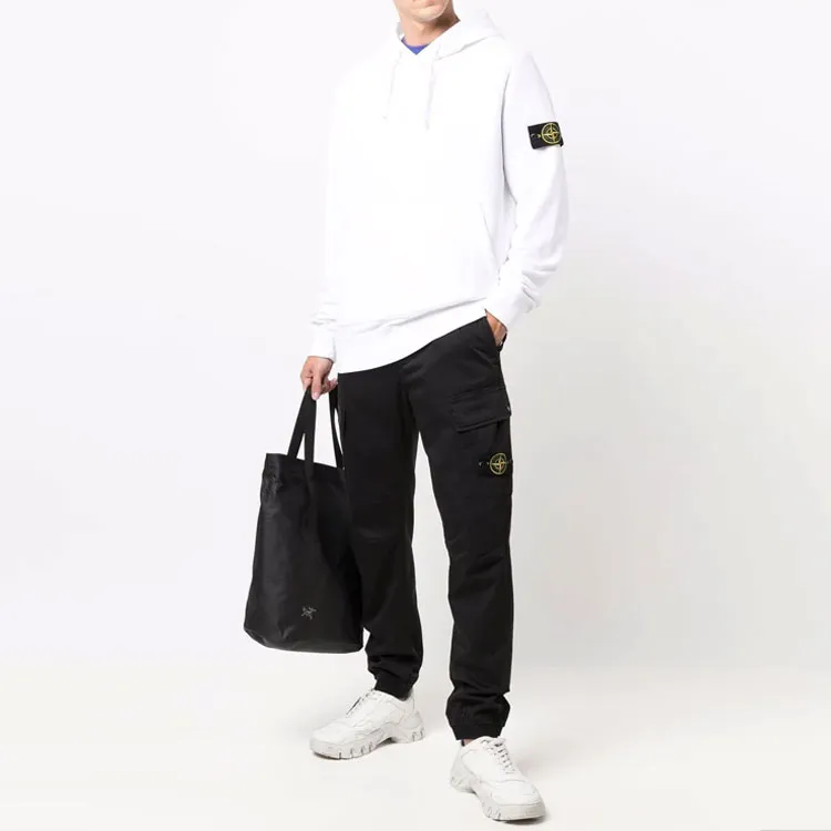 STONE ISLAND Knitted Sports Pants Men's Black-2