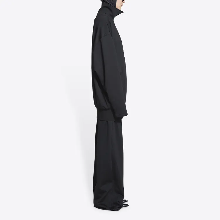 Balenciaga Women's Long Tracksuit Jacket Black-4