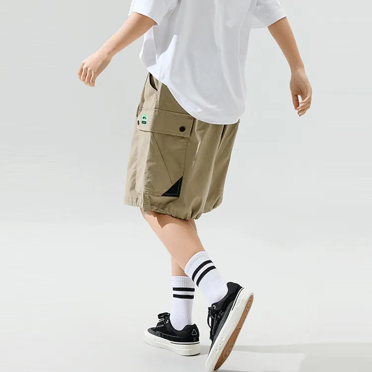 Anta Loose Fit Shorts Men's Khaki-7