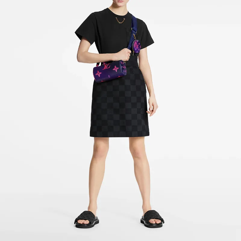 LOUIS VUITTON Papillon Bb Midnight Fuchsia-4