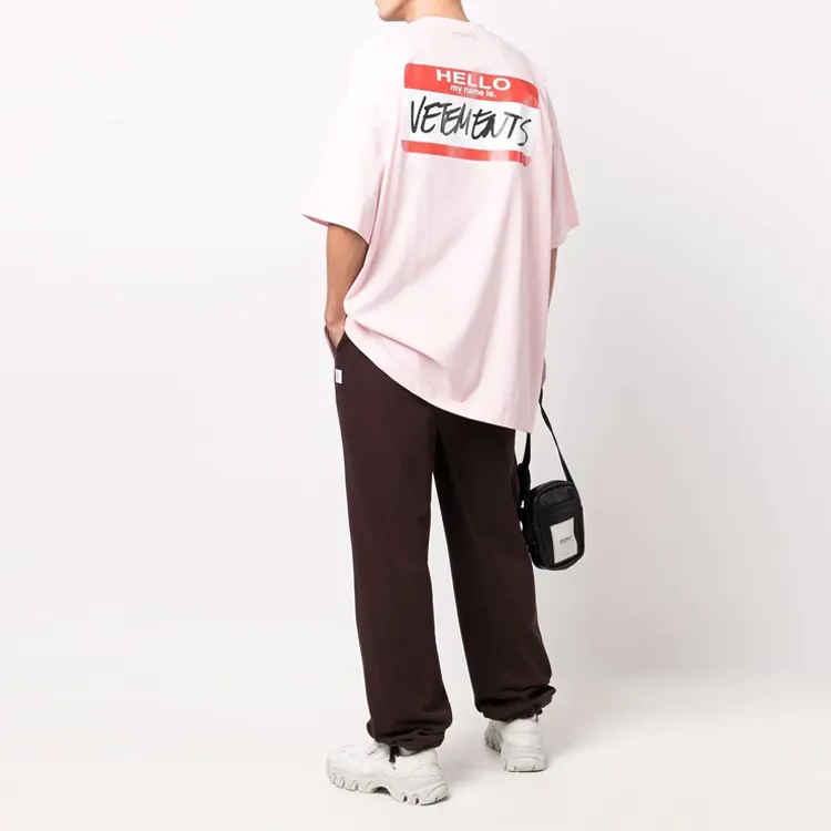 Vetements T-Shirts Unisex Pink-3