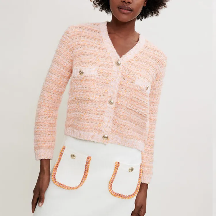 Maje SS22 Knitwear Women's Orange-2