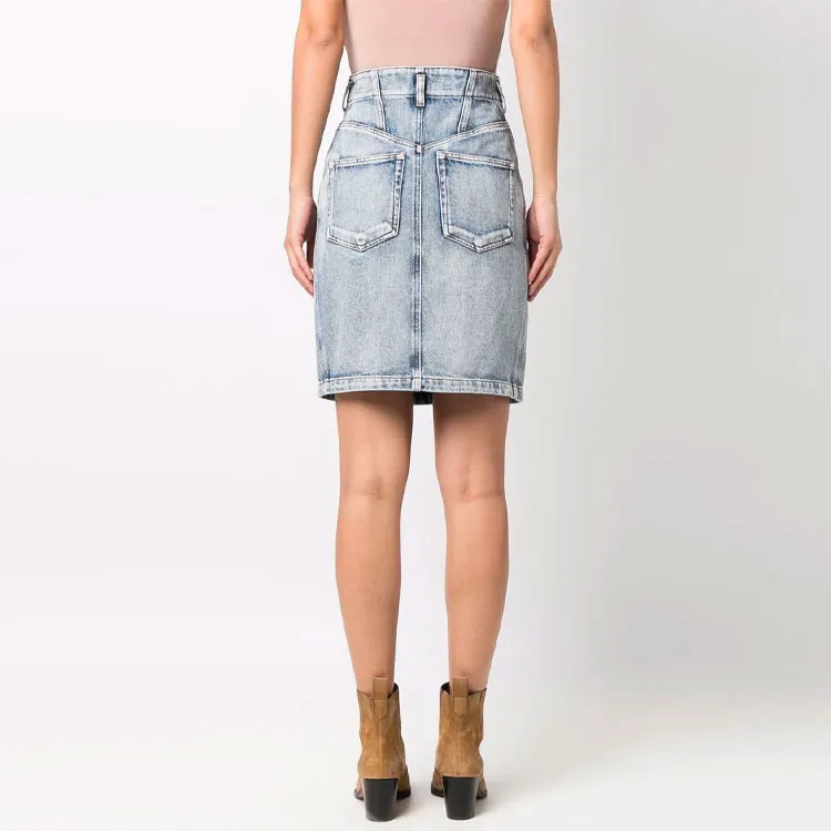 ISABEL MARANT Denim Short Skirts Women's Blue-3