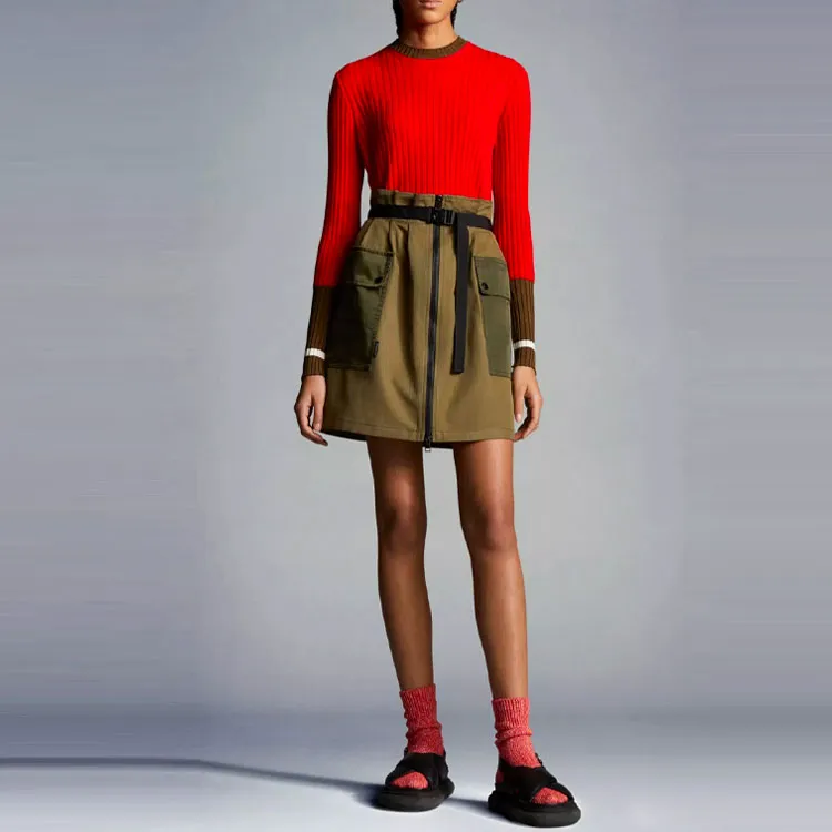 Moncler Casual Short Skirts Women's Army Green-1