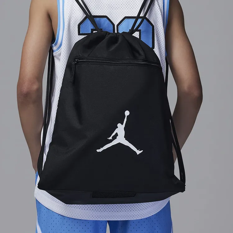 Jordan Polyester Gym Bag Backpack Regular Unisex Black-3