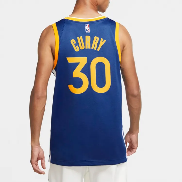 Nike Stephen Curry Warriors Icon Edition 2020 Jersey-4