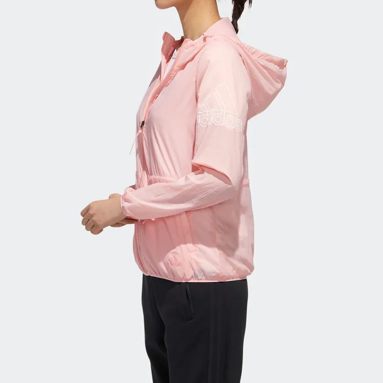 Adidas Trench Coat Women's Pink-4