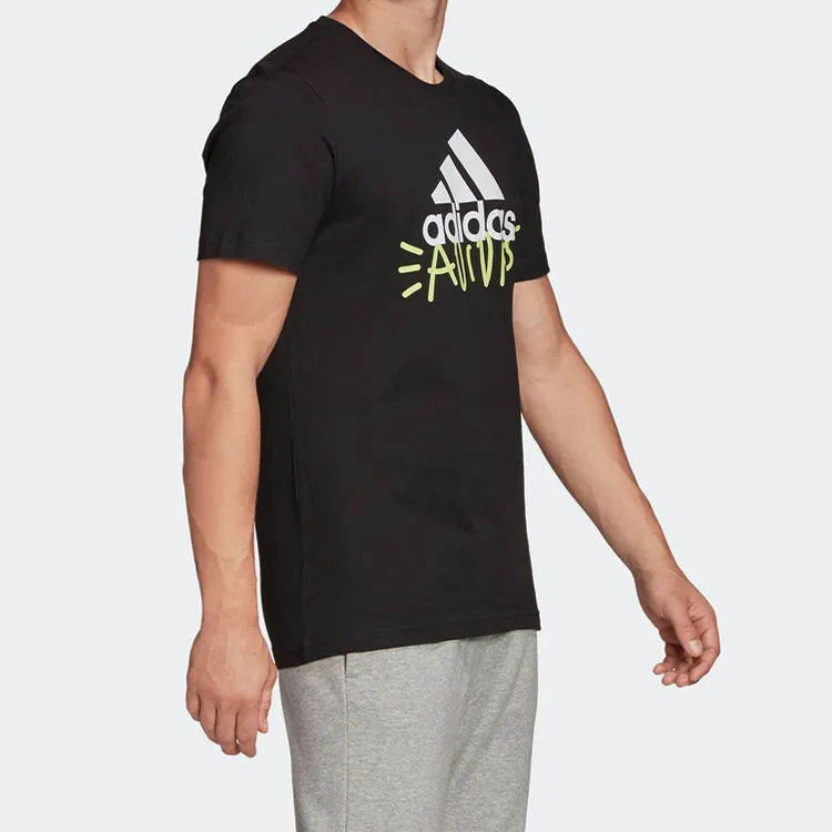 Adidas T Shirts Men Black-5
