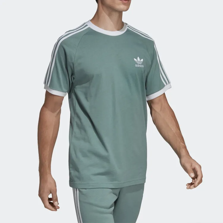 Adidas Originals T Shirts Men Mint Green-3
