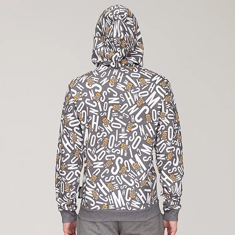 MOSCHINO Teddy Full Print Hoodie-3