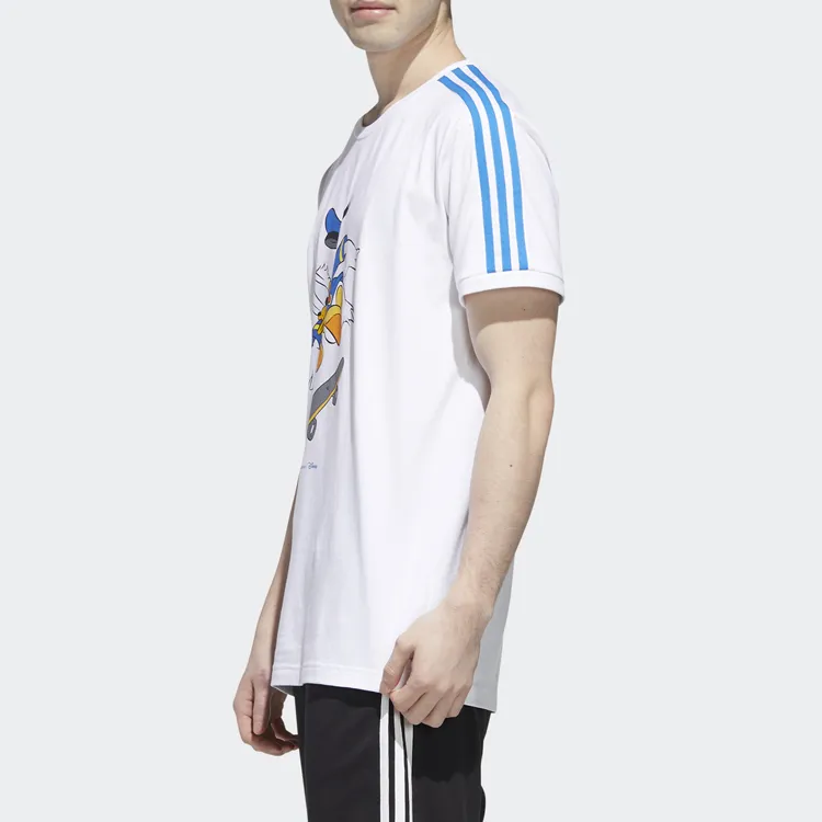 Adidas Neo Set-in Sleeve T-Shirt Men's White-3