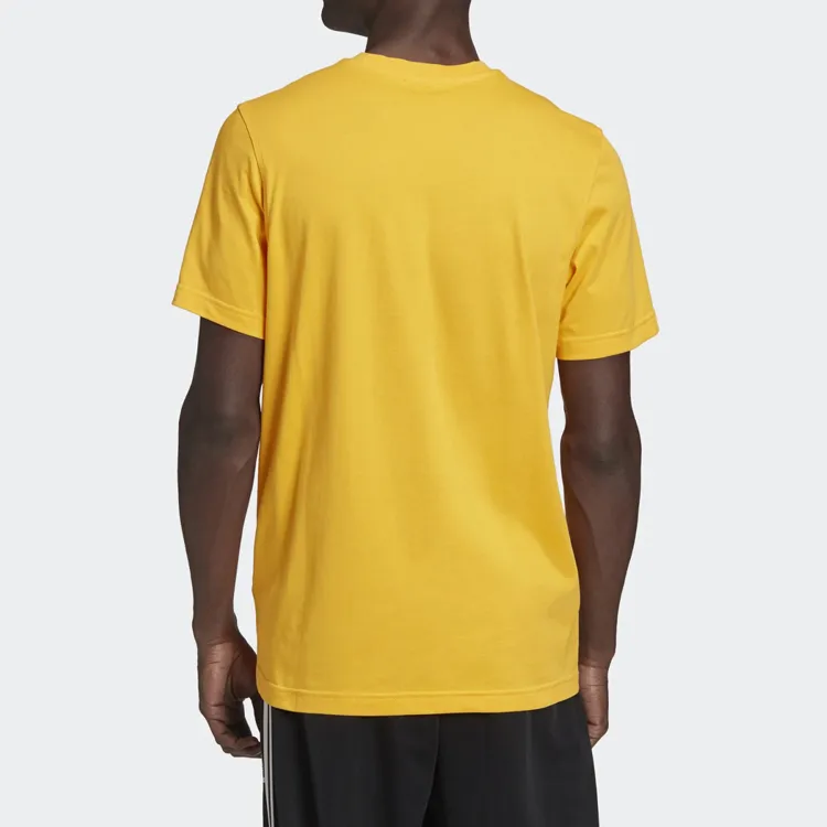 Adidas Originals Trefoil T Shirts Men Gold-4