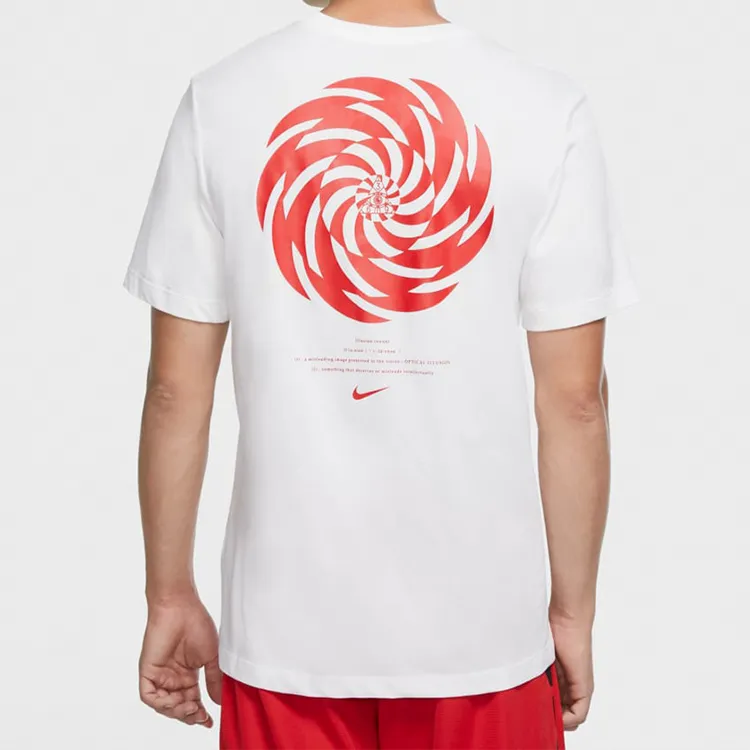 Nike T Shirts Men White-3