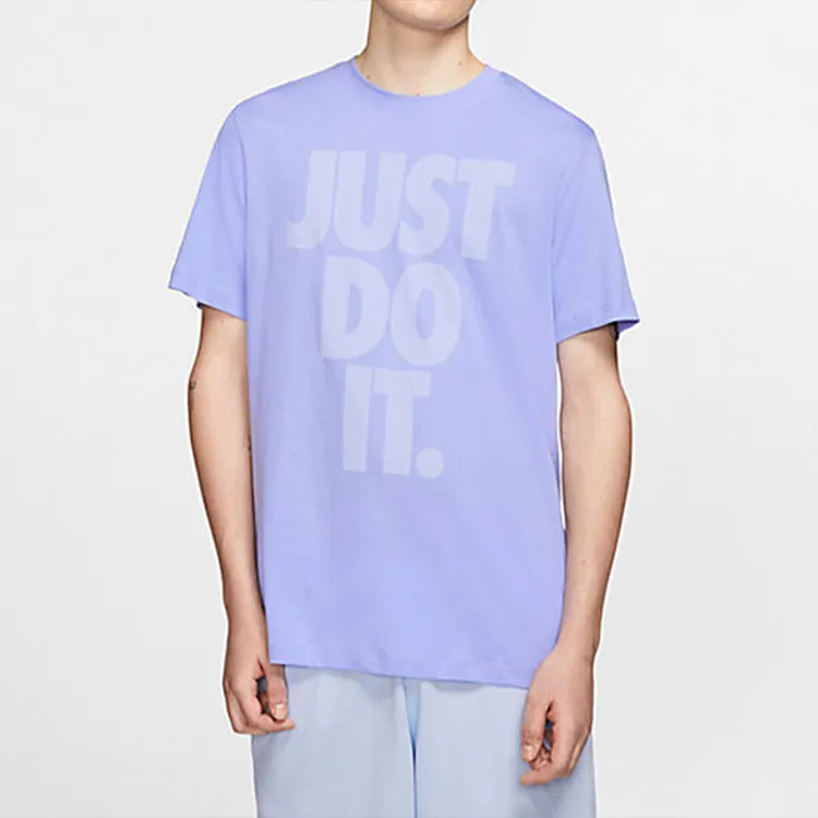 Nike T Shirts Men Light Purple-3