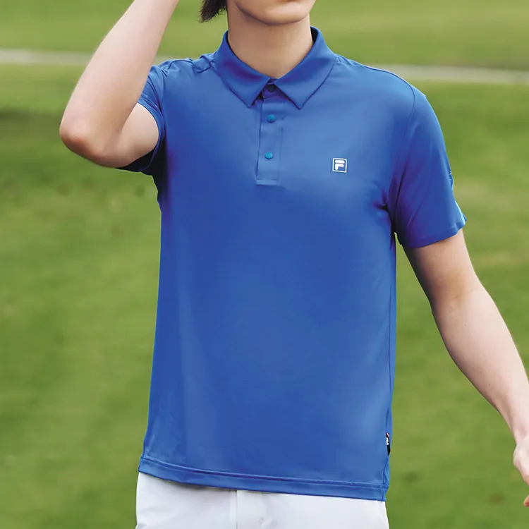 FILA Polo Shirts Men Permanent Blue-4