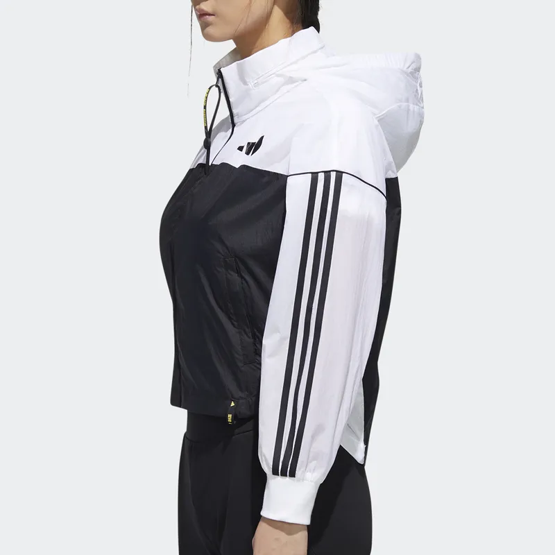 Adidas Jackets Women's Black White-4