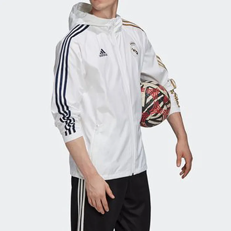 Adidas Jacket Real Madrid Men's White-2