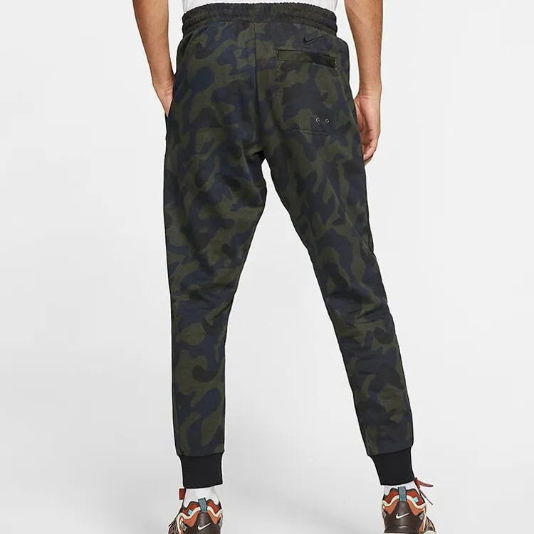 Nike Sports Pants Men Black Green-4