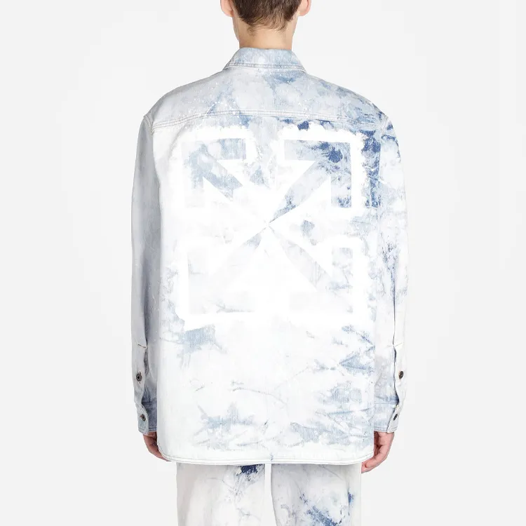 OFF WHITE SS20 Denim Jacket Men's White-4
