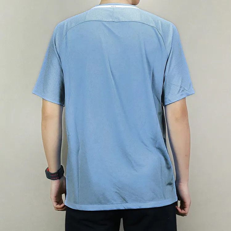Nike T Shirt Fan Edition Men's Lake Blue-4