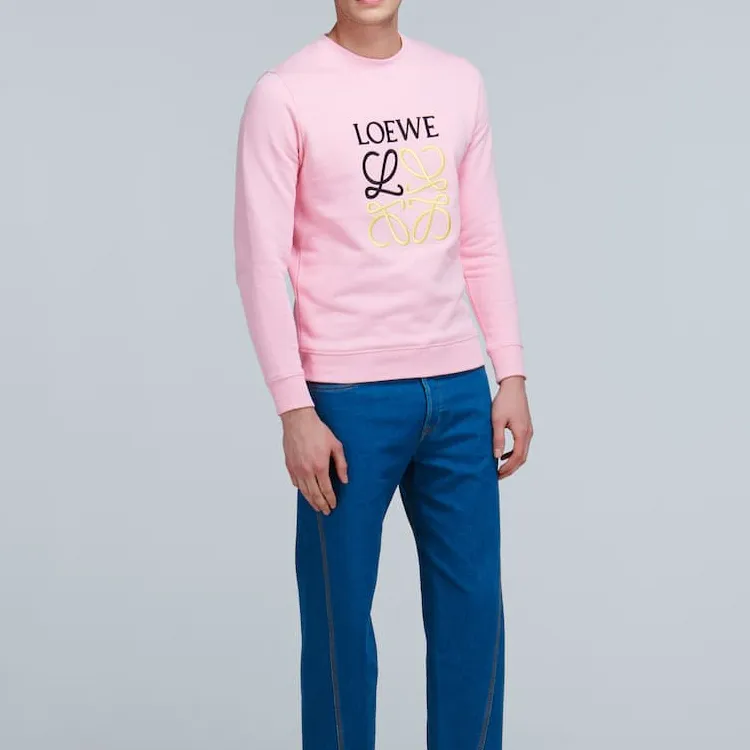 LOEWE T Shirts Men Pink-1