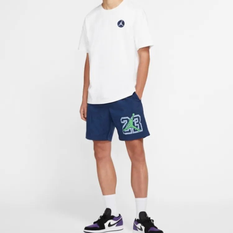 Jordan AJ13 T Shirts Men White-4