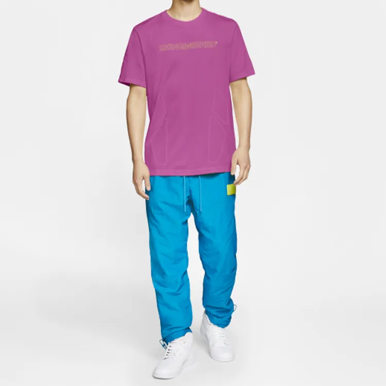 Jordan T Shirts Men Fuchsia-4