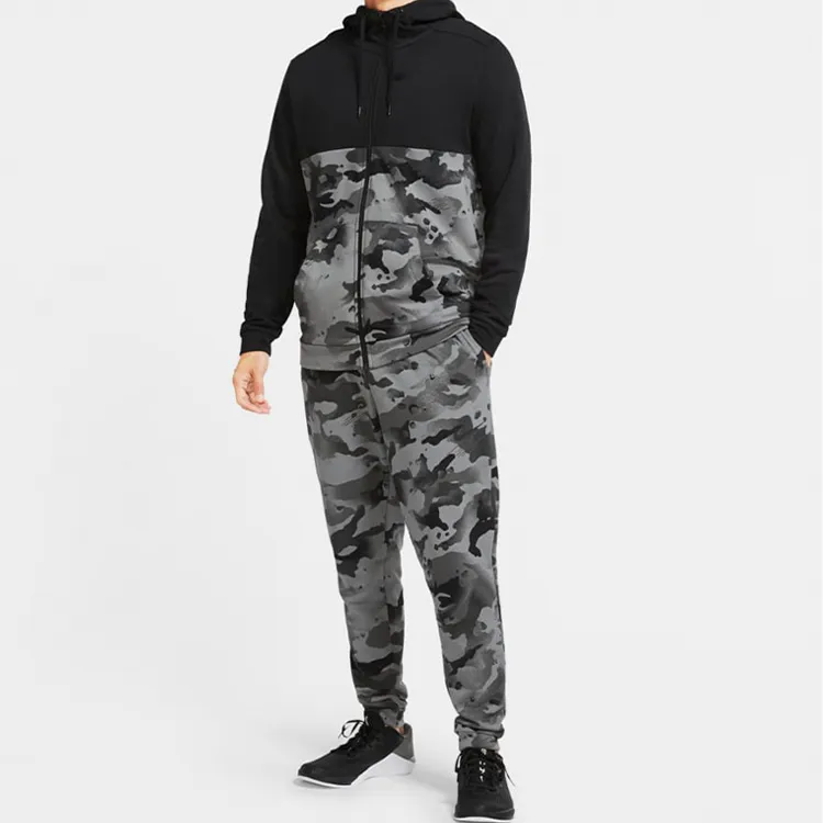 Nike Knitted Sweatpants Men Black Gray-4
