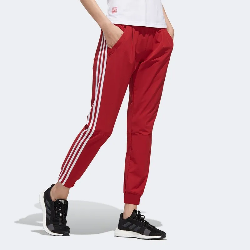 Adidas Knitted Sweatpants Women's Chestnut Red/Campus Burgundy-5