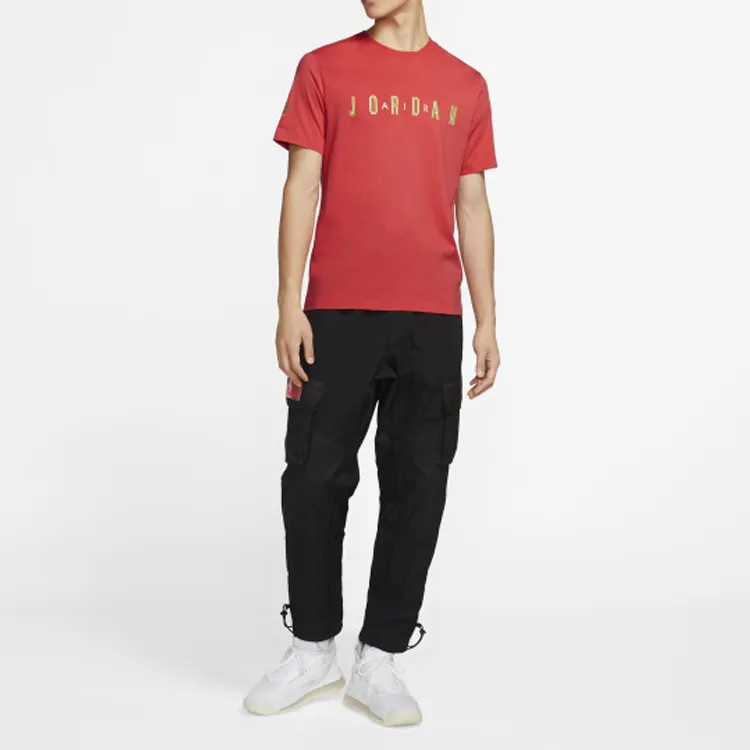 Jordan T-Shirt Men's Little Red Path-4