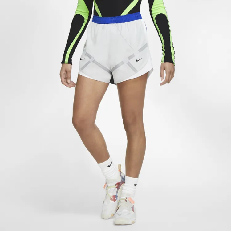 Nike ISPA Casual Shorts Women's Gray Blue-3