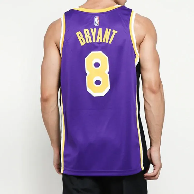 Nike X NBA Basketball Jerseys Men Purple-3