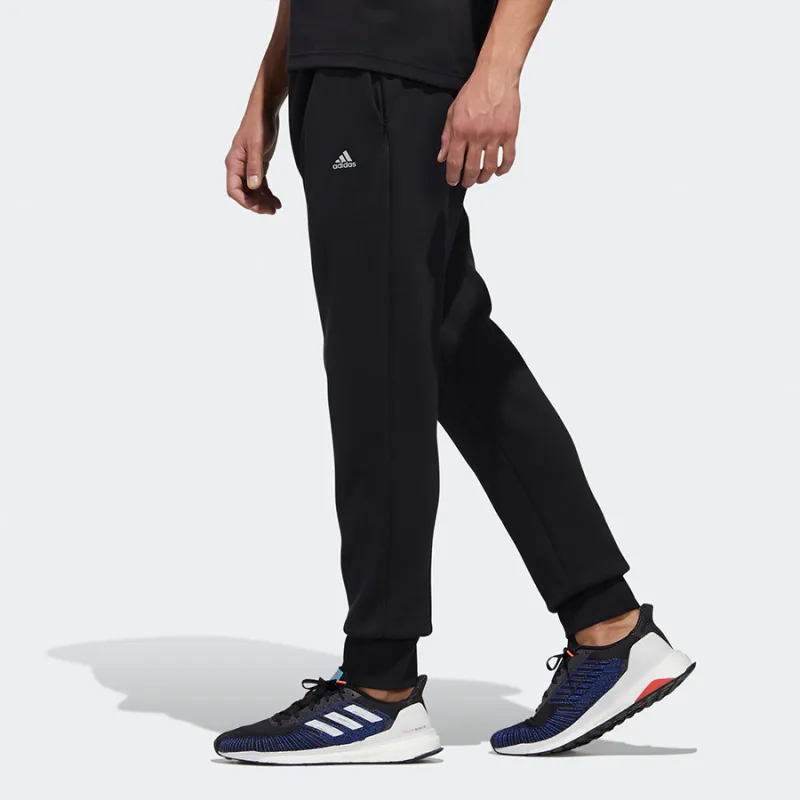 Adidas Knitted Sweatpants Men Black-4