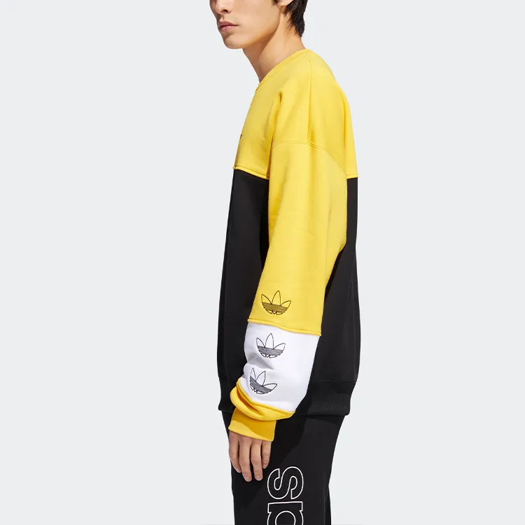Adidas Originals Sweatshirts Men Yellow-4