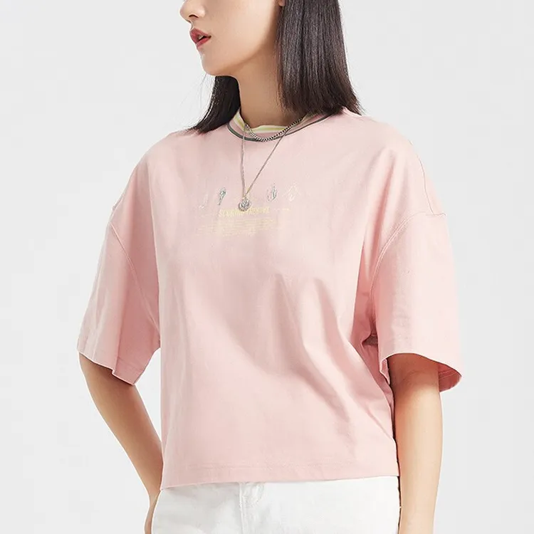 LINING Sports Fashion Collection T Shirts Women's Misty Rose Pink-6