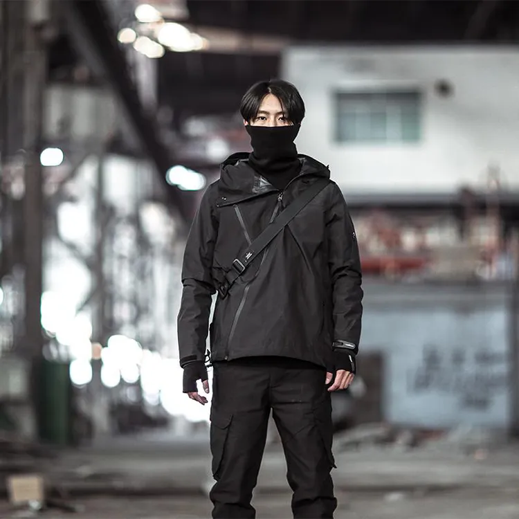 ENSHADOWER Windbreaker Jacket Unisex Black-6