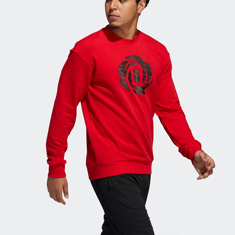 Adidas Sweatshirts Men Scarlet-4