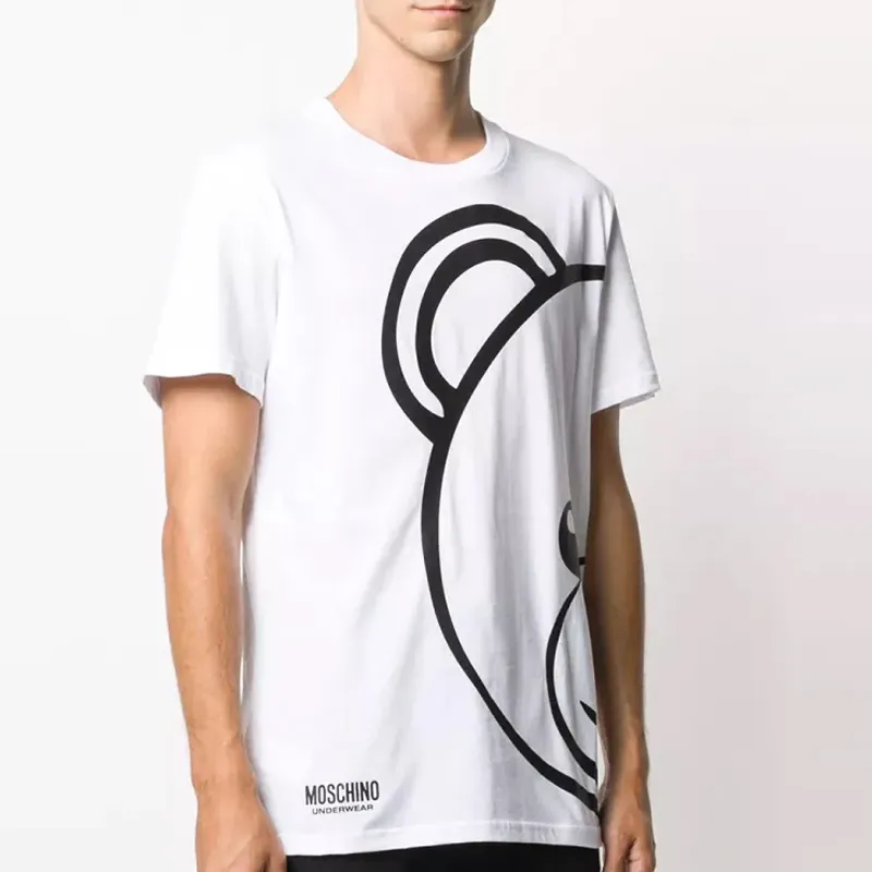 MOSCHINO T Shirts Men White-1