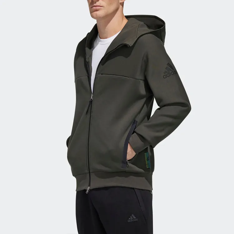 Adidas Jackets Men Deep Earthy Brown-4