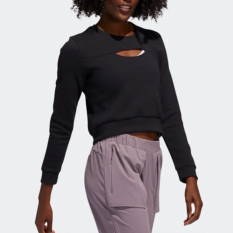 Adidas Sweatshirts Women's Black-4
