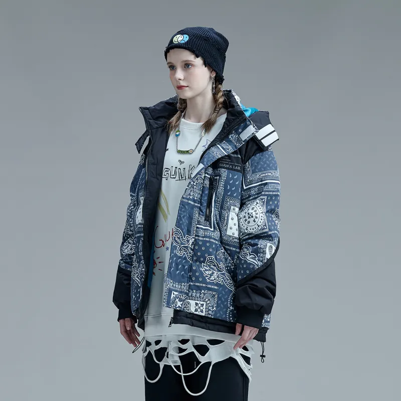 Guuka Puffer Jacket Unisex Dark Blue-5