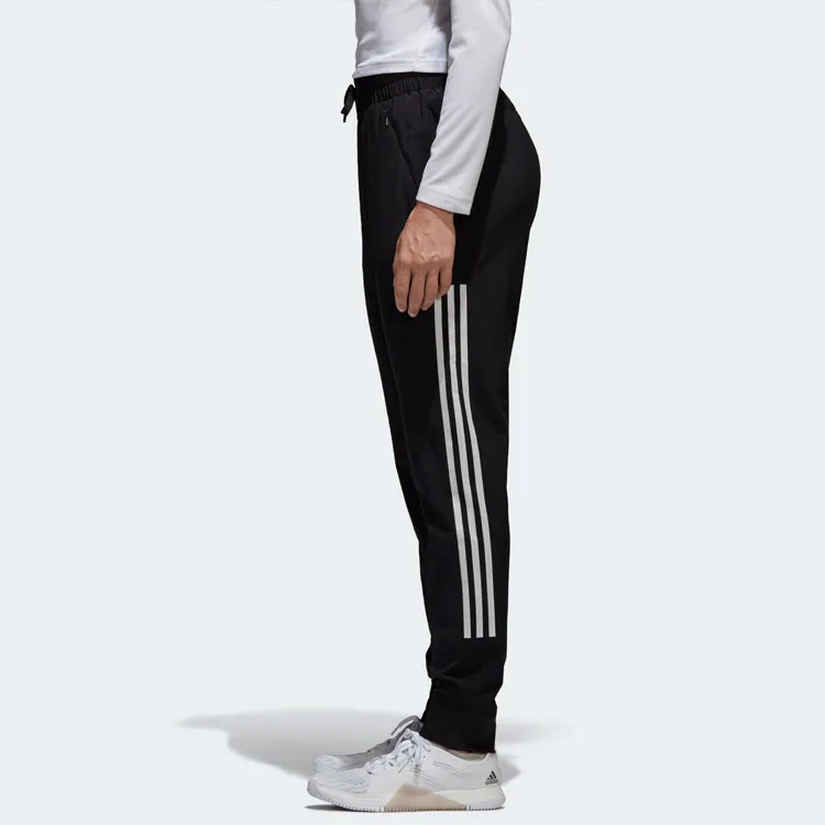 Adidas Knitted Sports Pants Women's Black-4